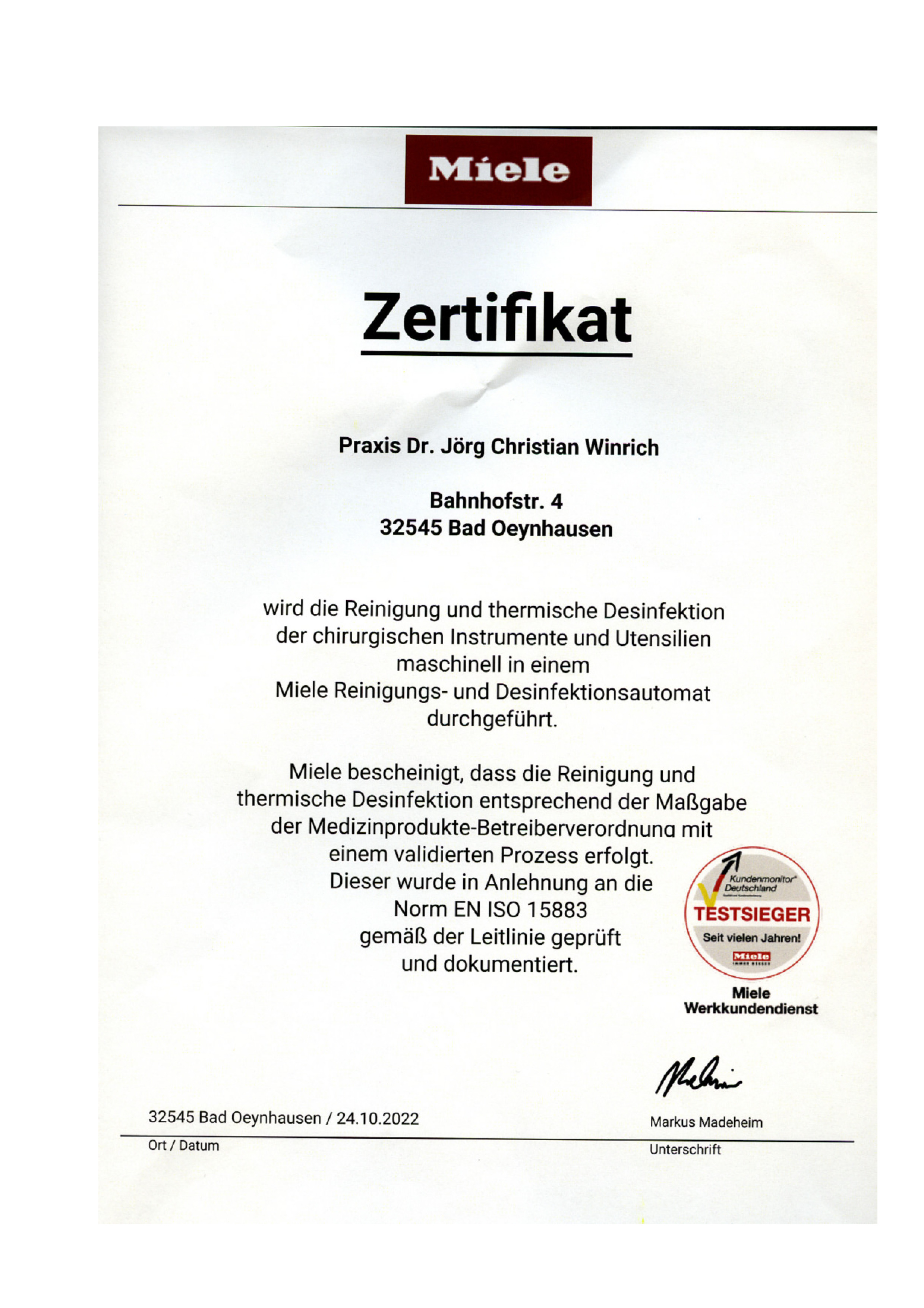 Revalidierung Revalidierung
